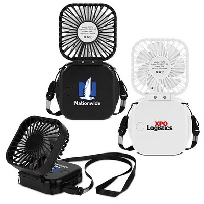 Portable Rechargeable Desk & Neck Fan